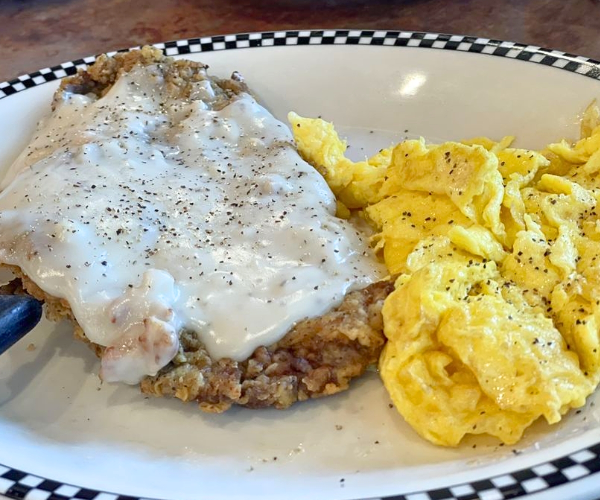 Country Fried Steak at Rutherford's 66 Family Diner in Kingman, Arizona