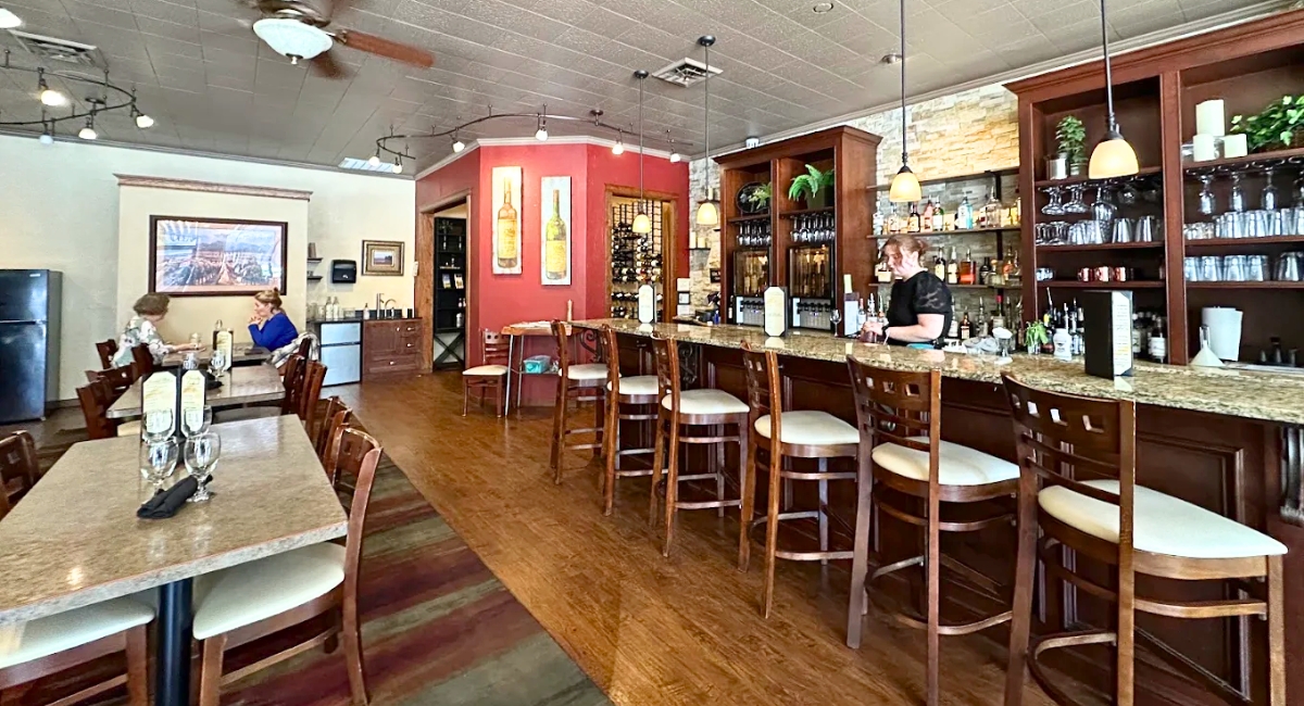 interior of The Twisted Cork in Grant Pass, OR