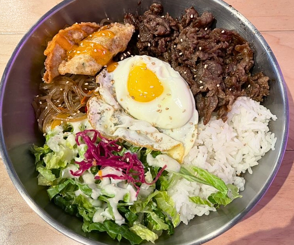 Beef Bulgogi Bowl at The Angry Korean in South Jordan, Utah