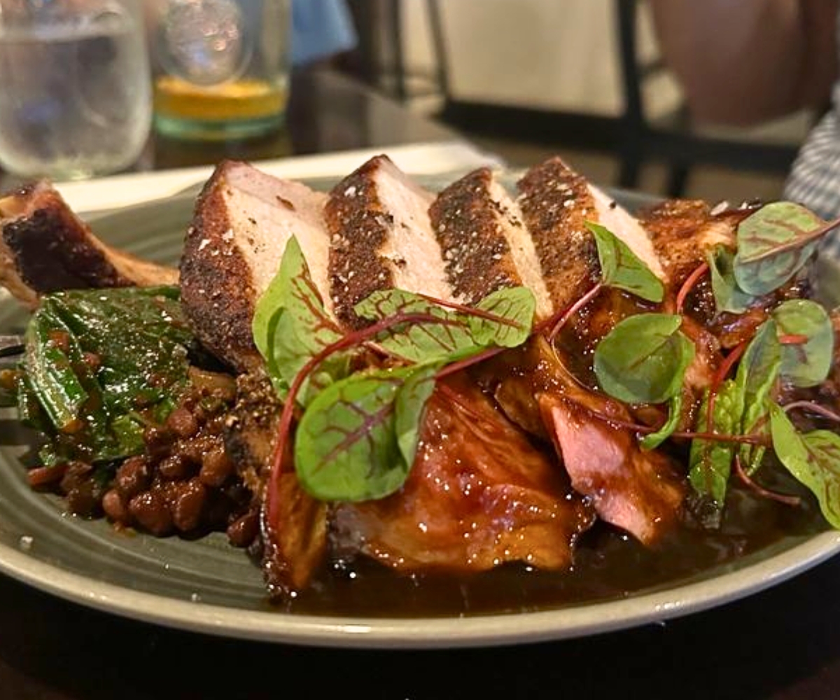 Heritage Duroc Pork Chop at One Coastal in Fenwick Island, DE