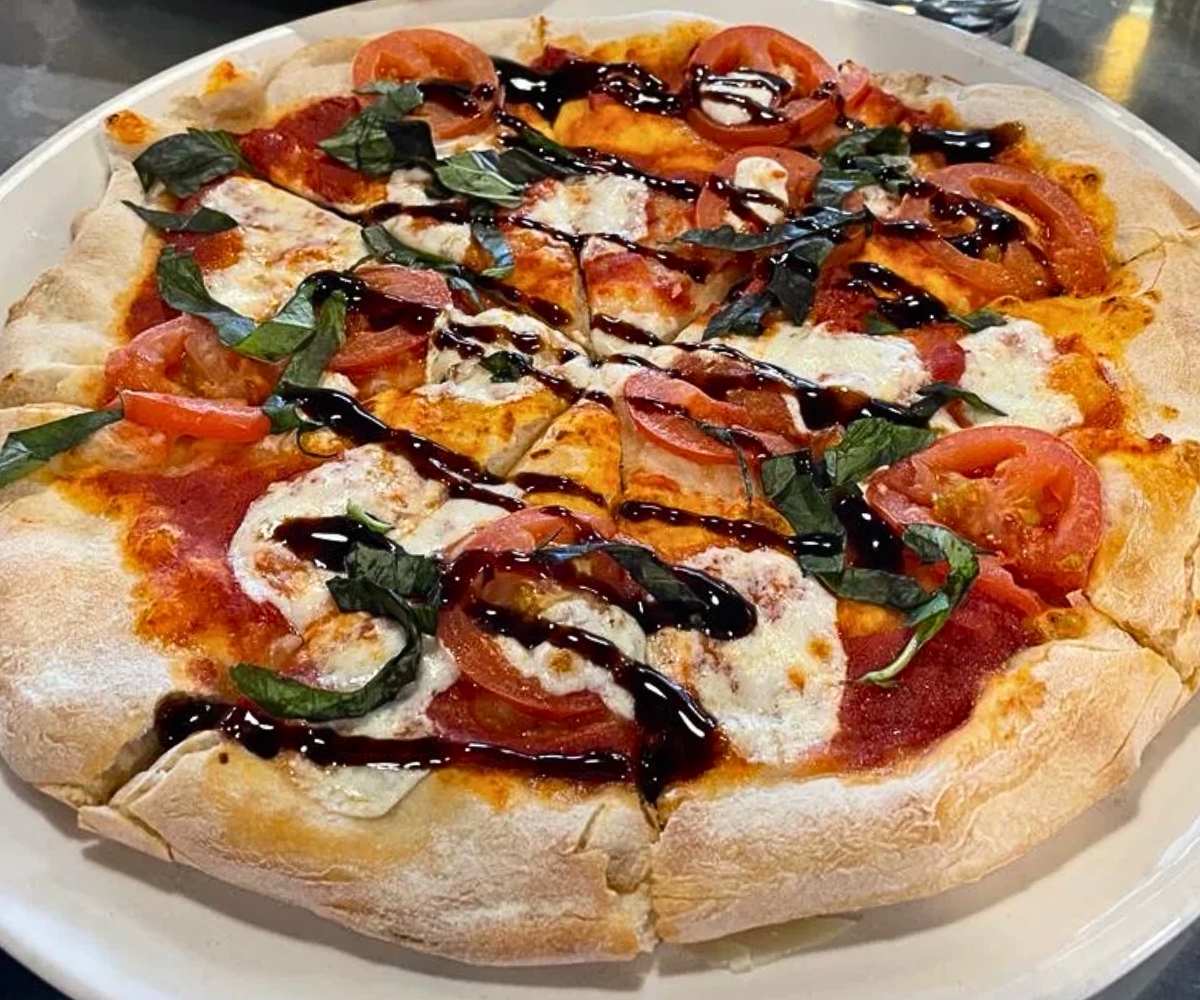 pizza at Flyover Brewing Company in Scottsbluff, Nebraska