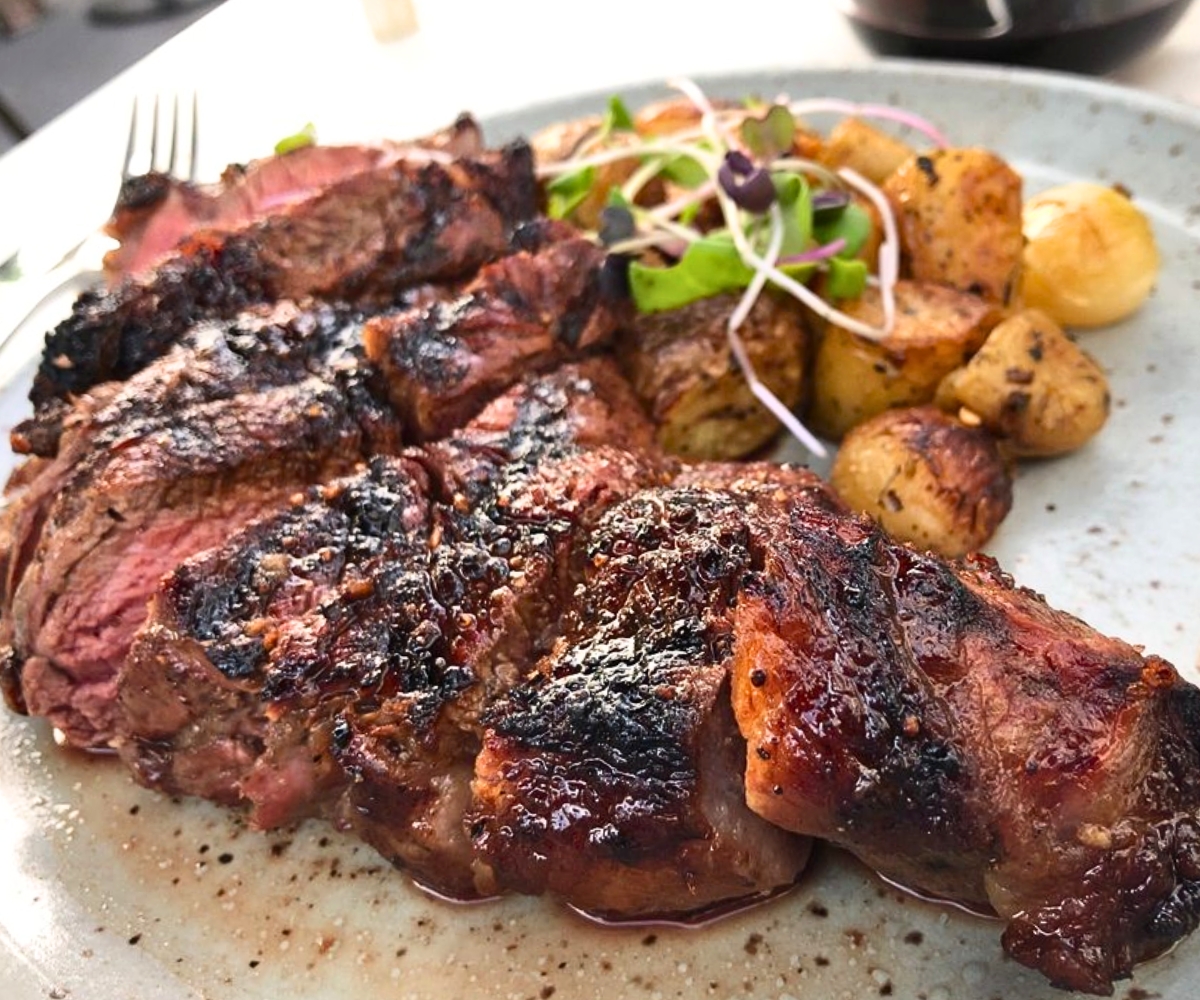 steak at Belfre Kitchen in Delafield, Wisconsin