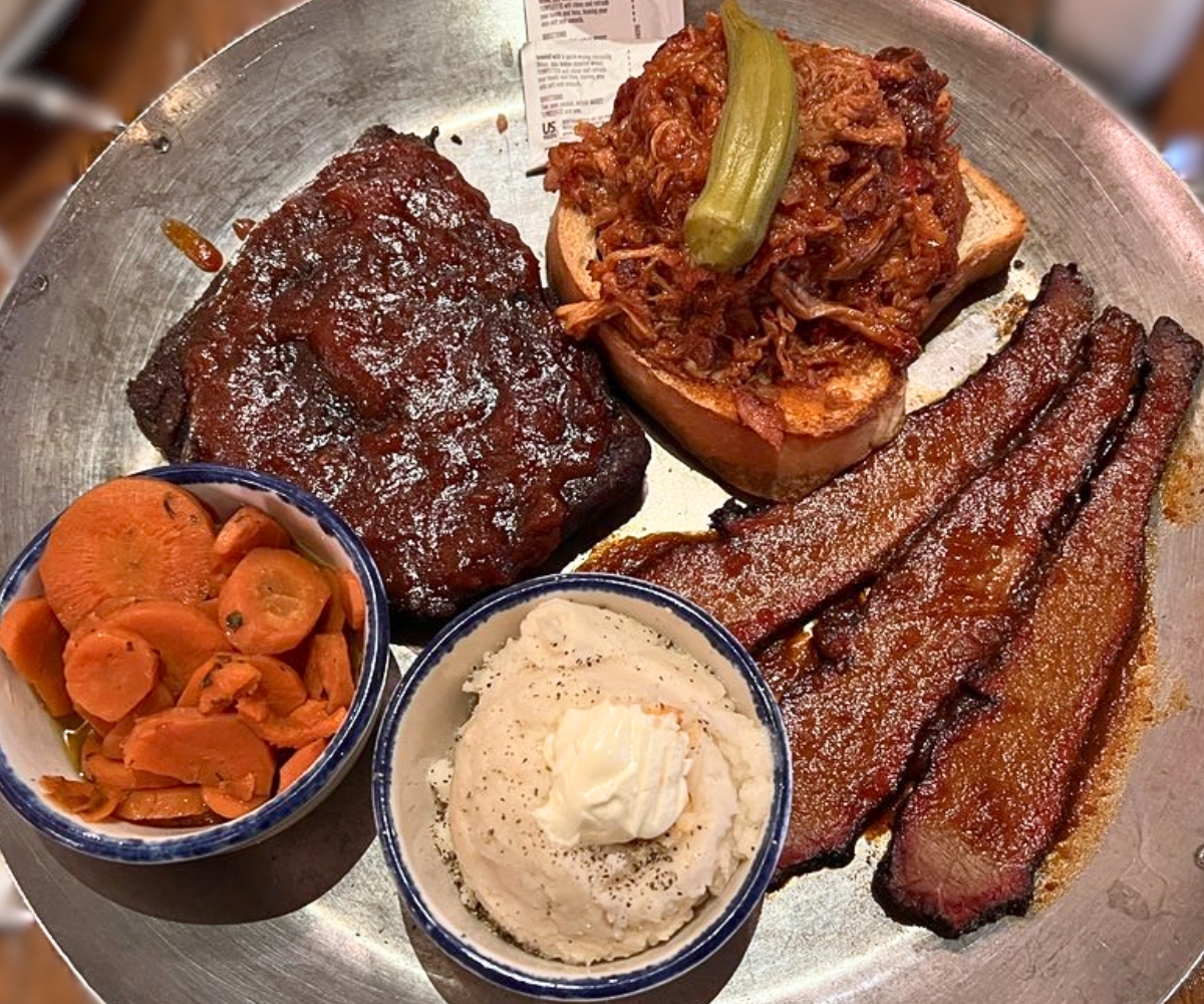 Smokehouse Sampling at Five Oaks Farm Kitchen in Sevierville, Tennessee
