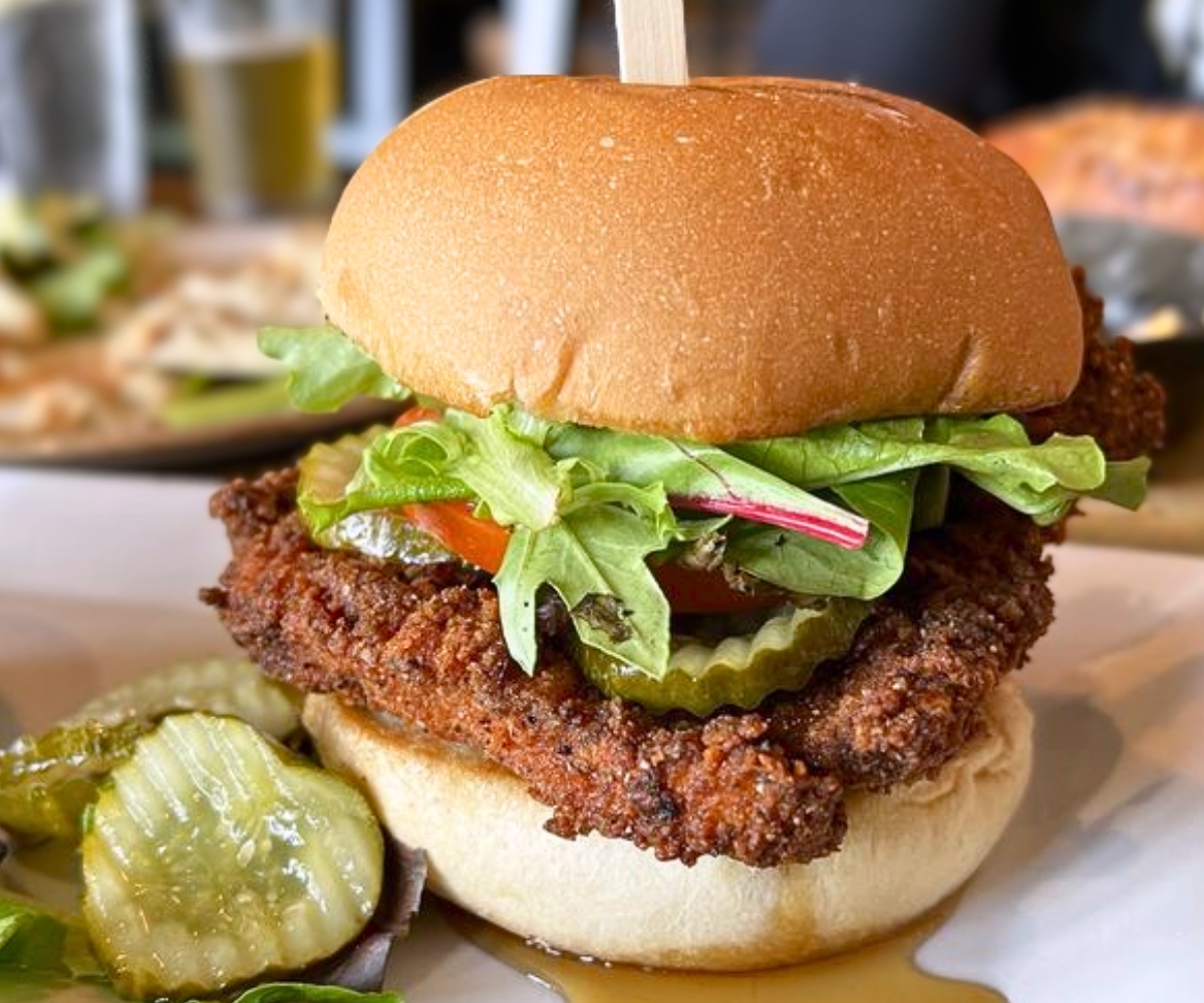 Fried Chicken Sammie at The Red Yeti in Jeffersonville, Indiana