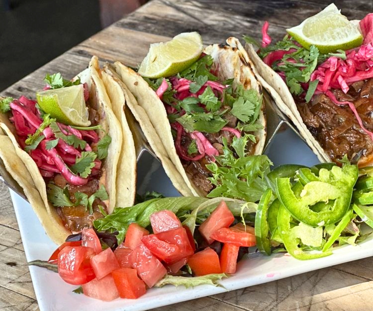 Brisket Tacos at The Red Yeti in Jeffersonville, Indiana