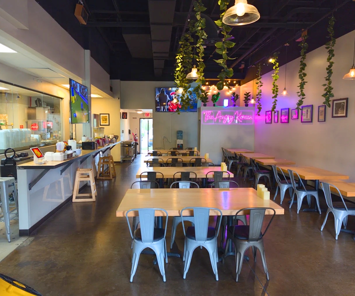 interior of The Angry Korean in South Jordan, UT