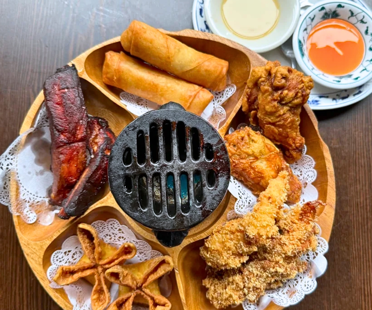 Pu Pu Platter at Songbird in Fairfax, VA