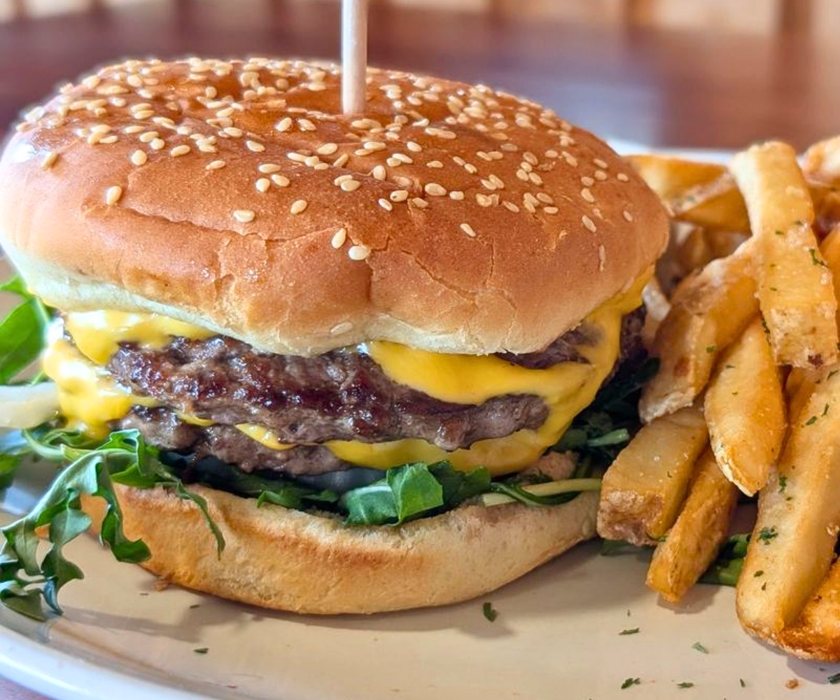 Cheese Steer Burger at Salty Steer in Wall, South Dakota