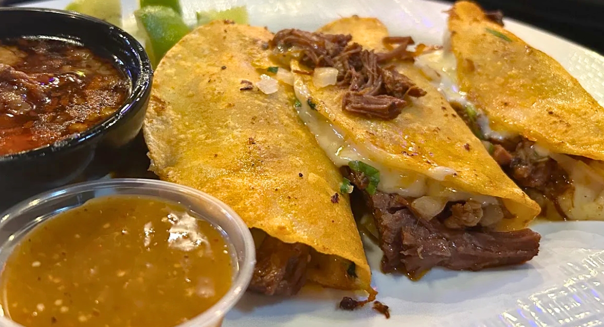 Quesa-Birria Tacos at Chihuahua's Grill & Cantina in Winnemucca, NV