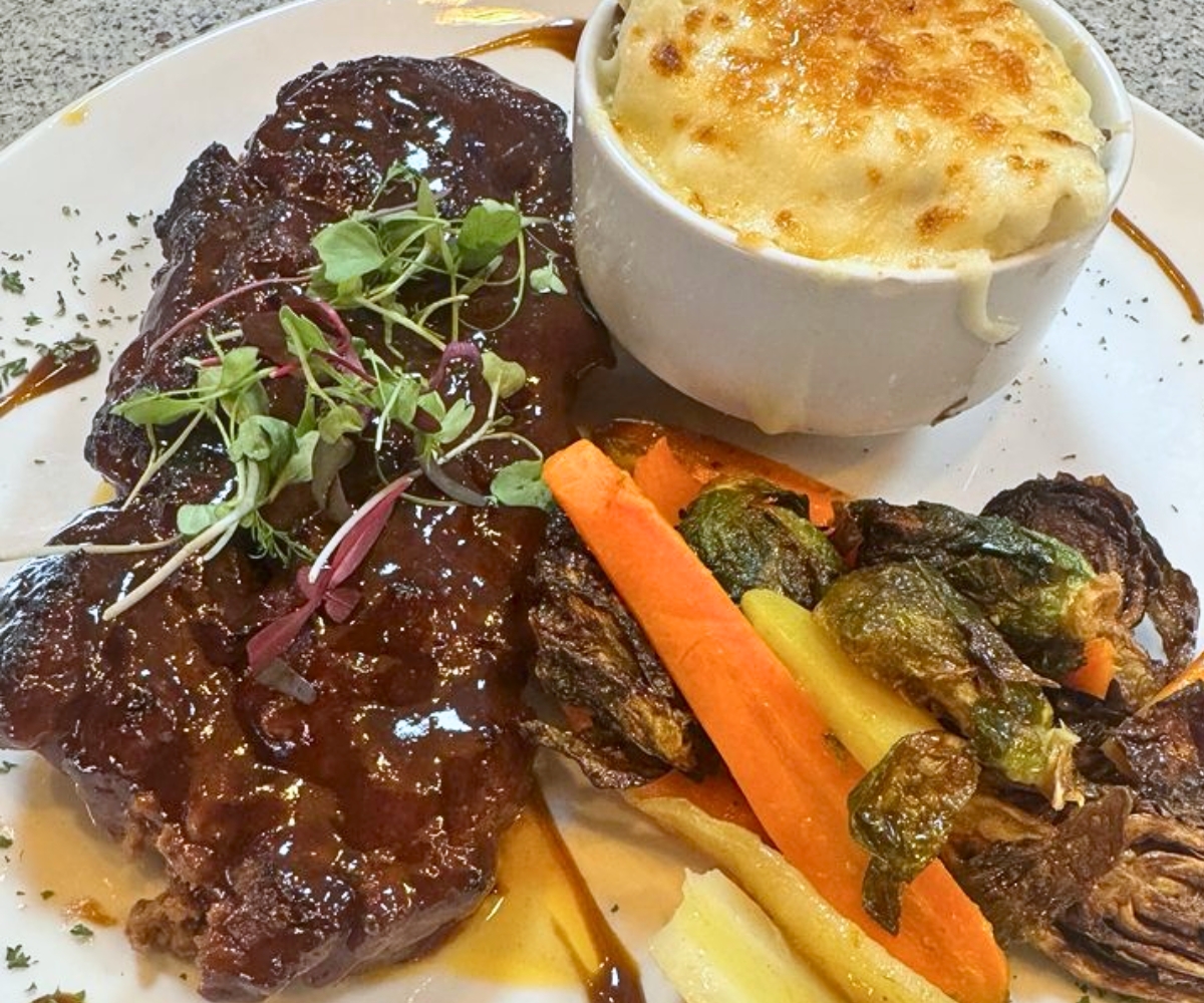Buffalo Meatloaf at Salty Steer in Wall, SD