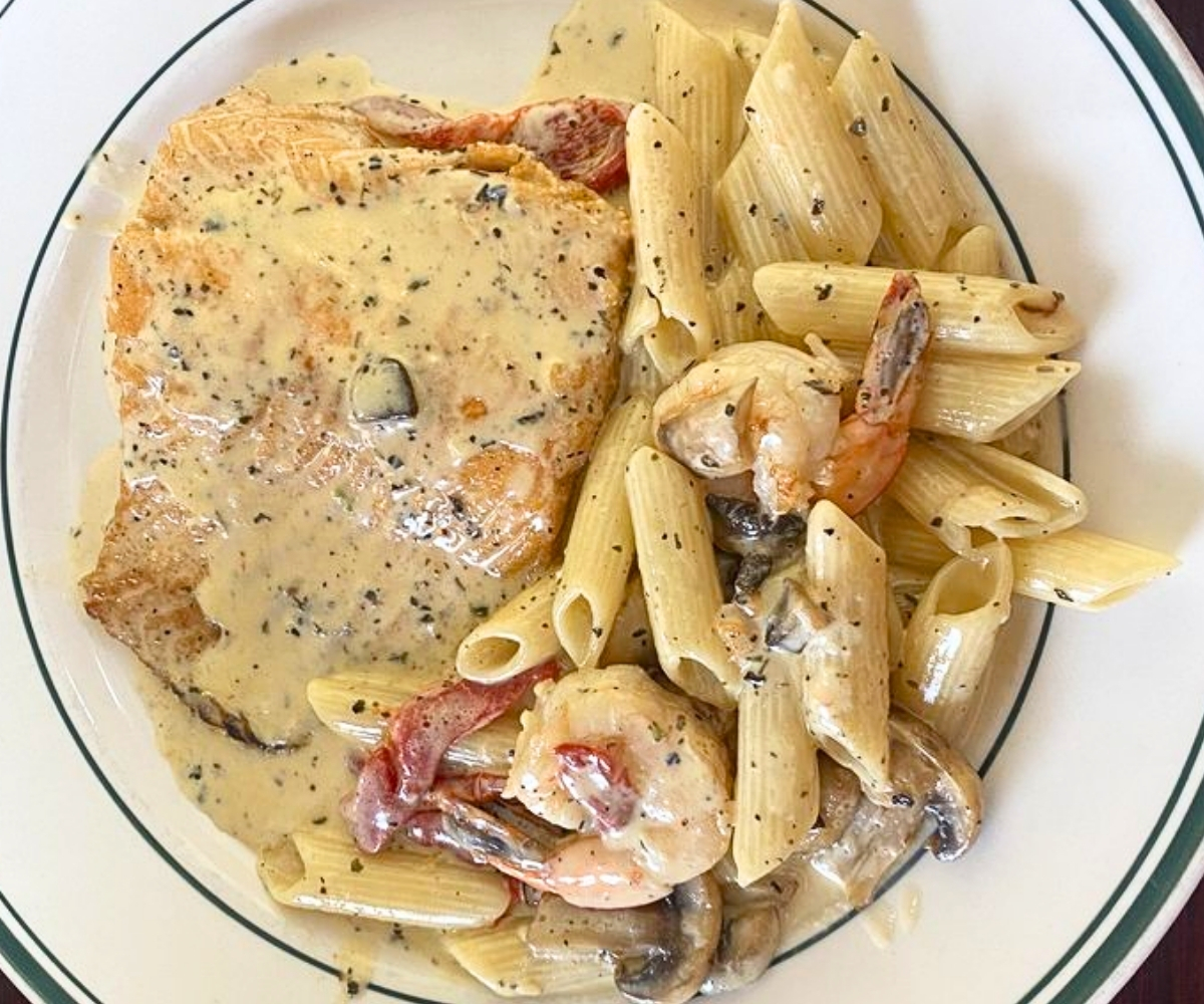 Salmon Cremore at Luigi's in North Platte, Nebraska