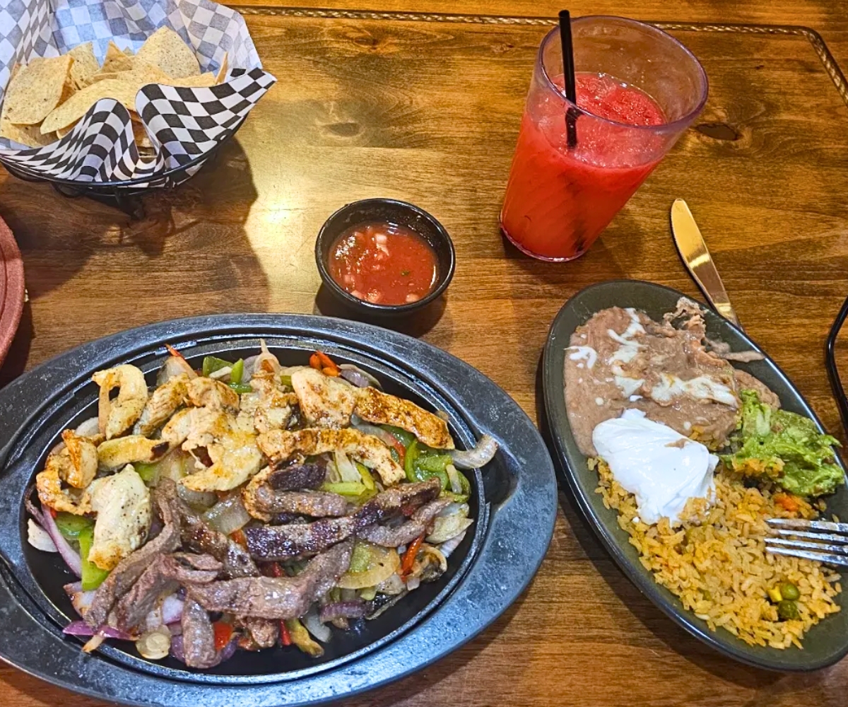 spread at Chihuahua's Grill & Cantina in Winnemucca, NV