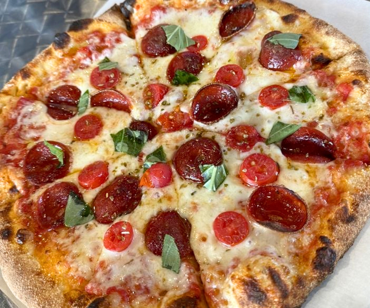 pizza at Firehouse Pizza Wood Fired in Casper, Wyoming