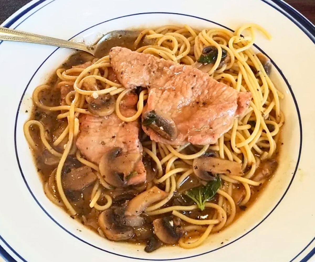 Veal Marsala at Luigi's in North Platte, NE