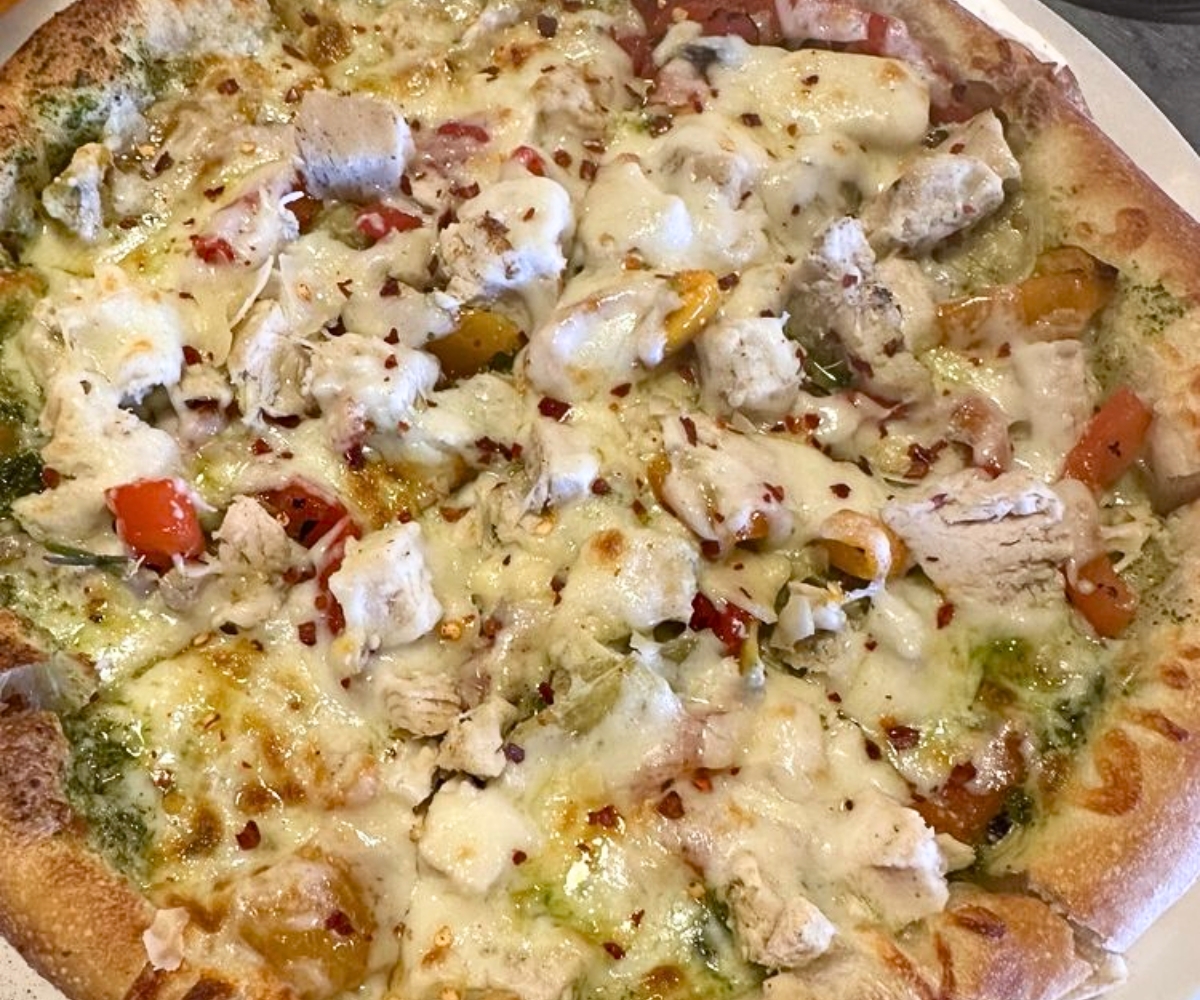 Club Med Pizza at Flyover Brewing Company in Scottsbluff, Nebraska