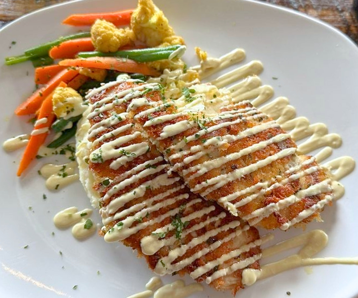 Parmesan Chicken Cutlets at Pig's Ear American Bistro in Hurricane, Utah