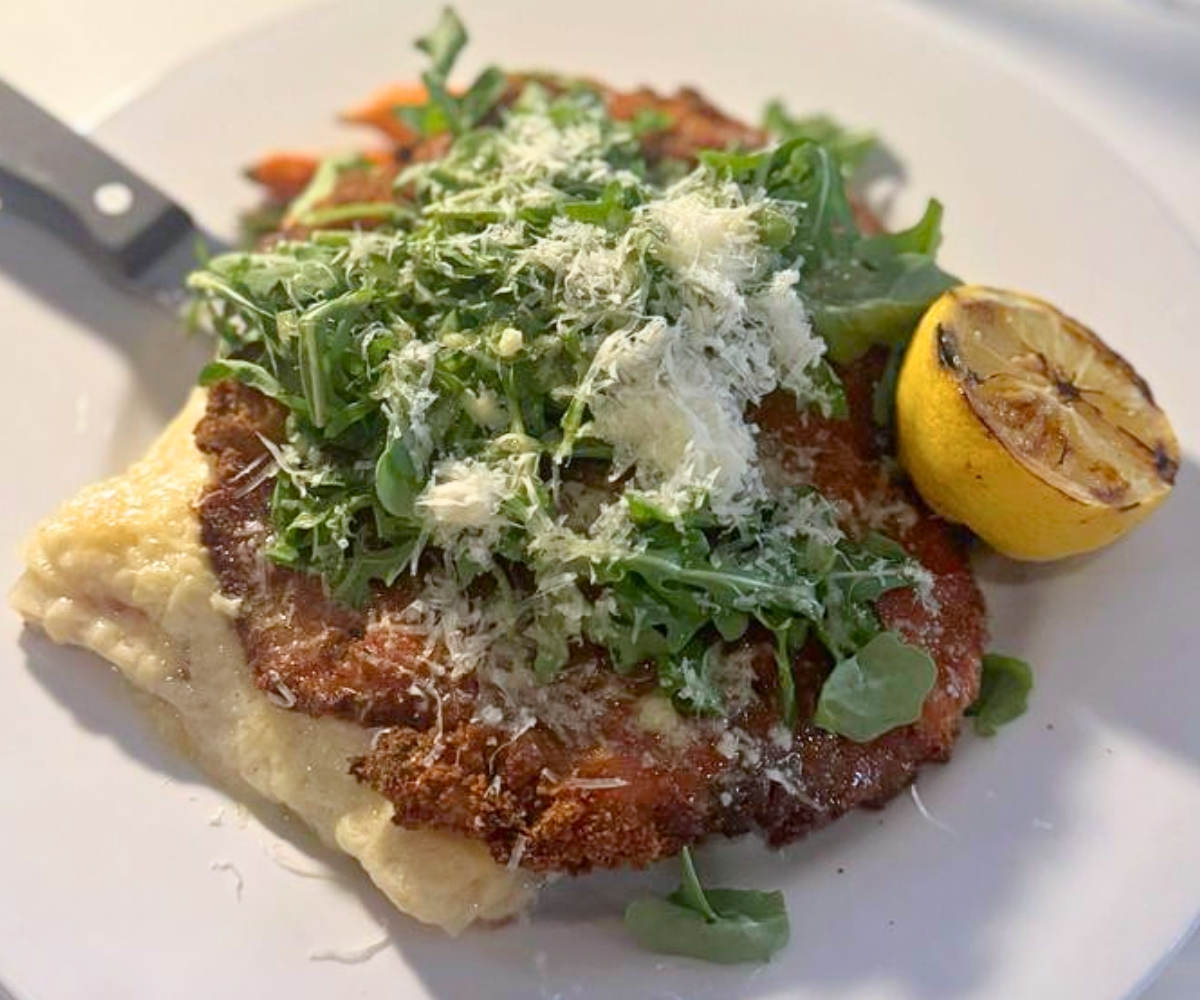 Chicken Milanese at Modern Plate in Elmhurst, Illinois