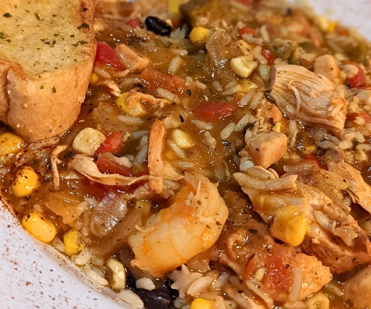 Gumbo at Jamie's Local Flavor in Harrison, Arkansas