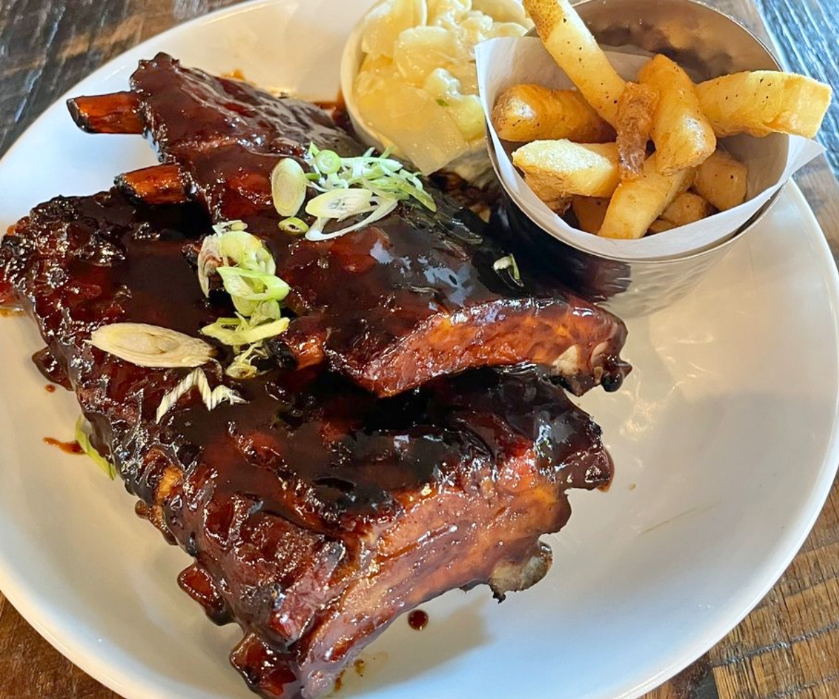 The Pig's Ribs at Pig's Ear American Bistro in Hurricane, UT