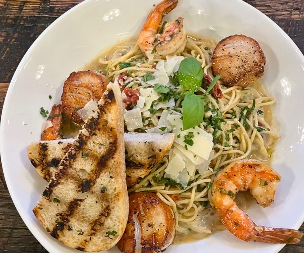 Pasta di mare at Pig's Ear American Bistro in Hurricane, UT