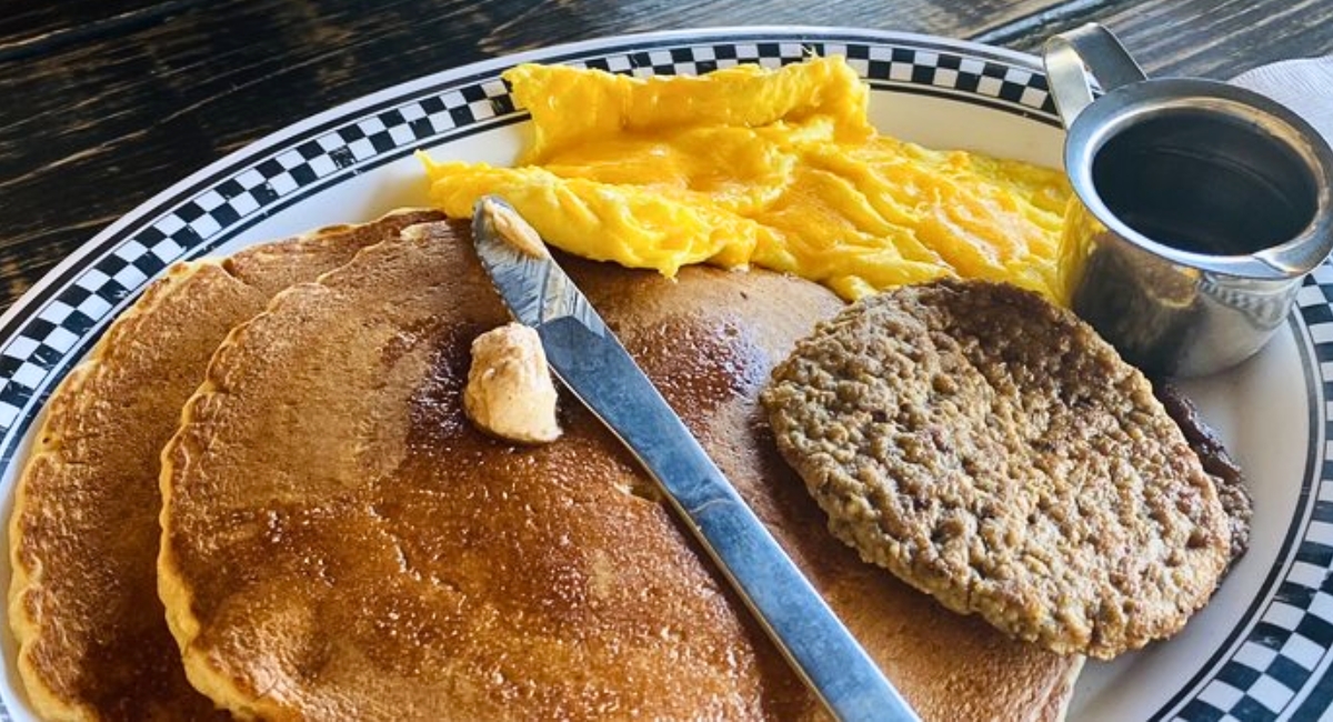 pancakes at Orchard Cafe in Odenton, MD