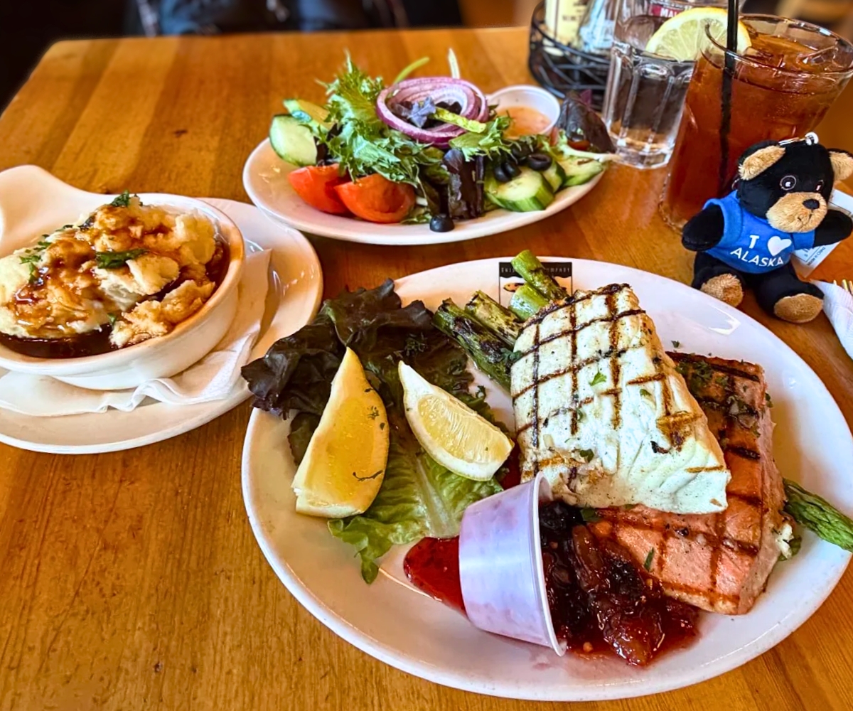 food at Twisted Fish in Juneau, AK