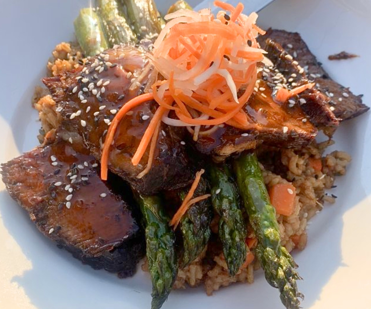 Slow Braised BBQ Short Rib at Leeds Public House in Michigan City, Indiana