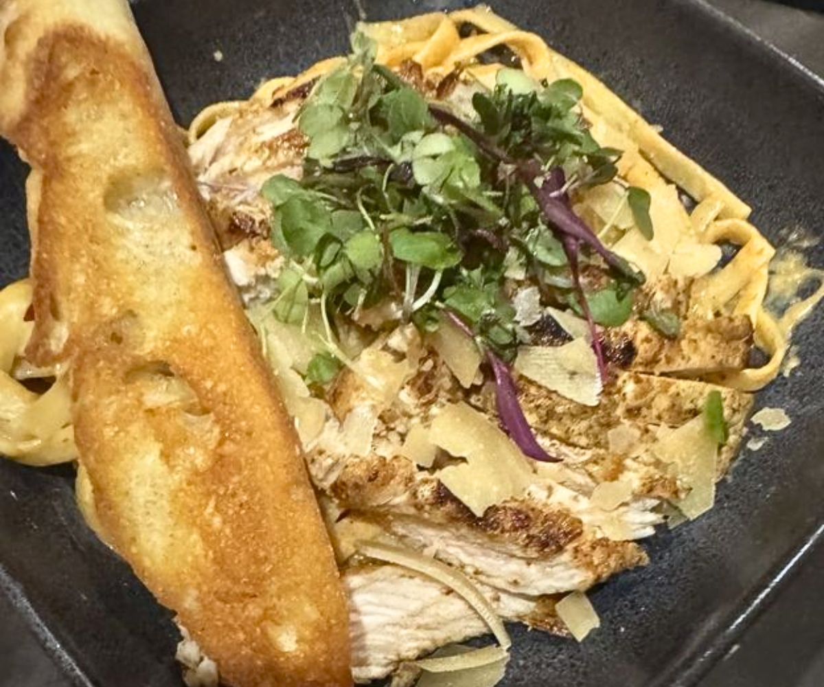 Roasted Red Pepper Chicken at Prime On The Nine in Dodge City, Kansas