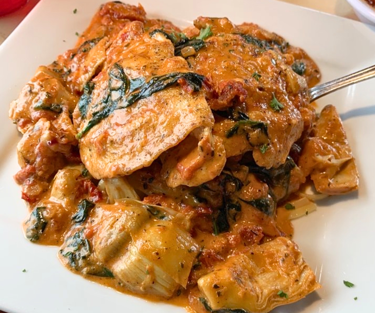 Chicken Tuscany at Venezia's in Russellville, Arkansas