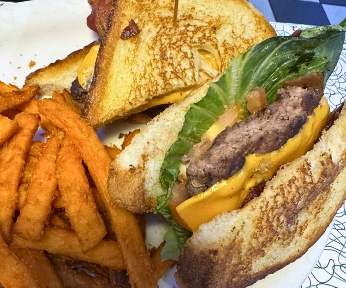 Patty Melt at Hot Rods 50's Diner in Alcoa, Tennessee