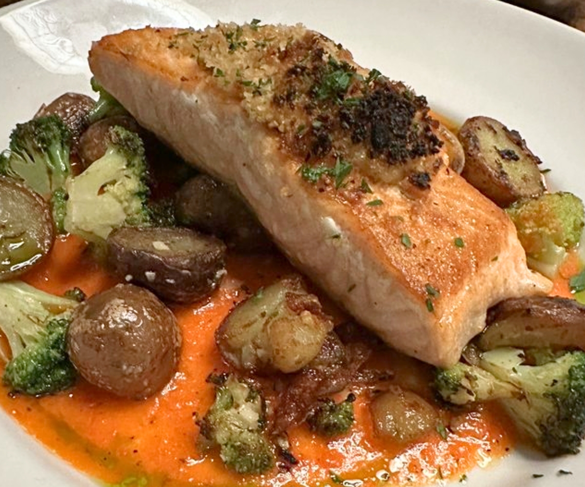 Faroe Island Salmon at Leeds Public House in Michigan City, IN