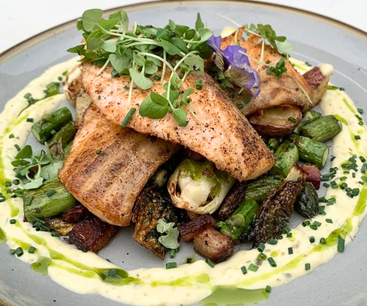salmon at Belfre Kitchen in Delafield, WI