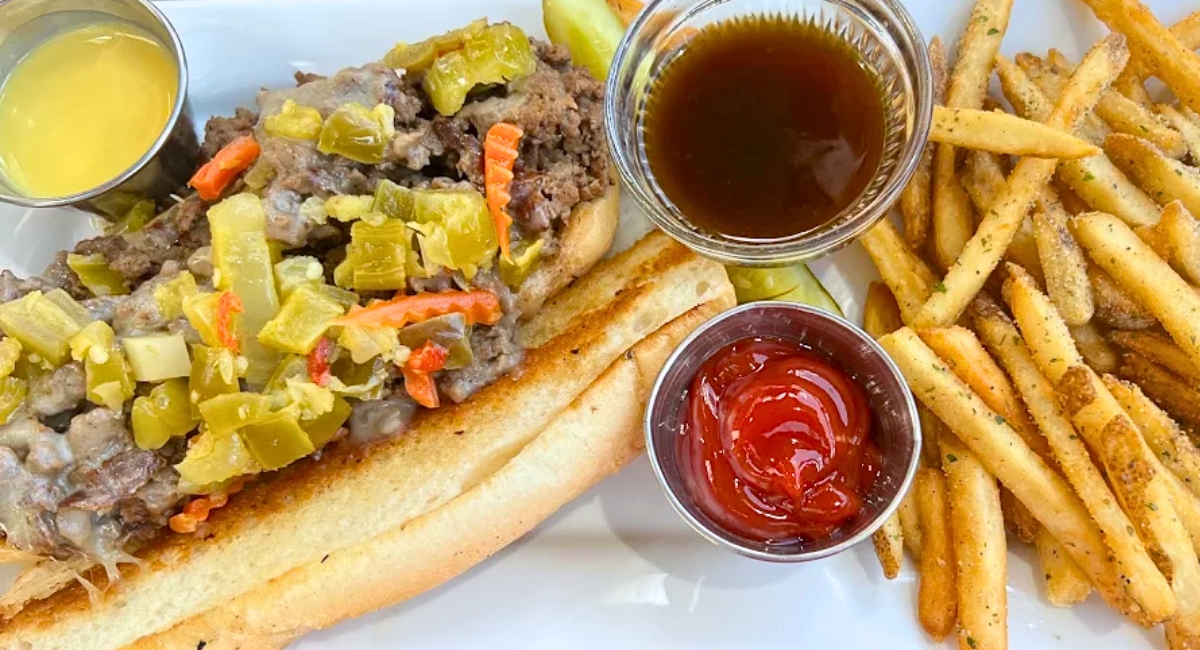 Italian Beef Sandwich at Artisan 179 in Pewaukee, Wisconsin