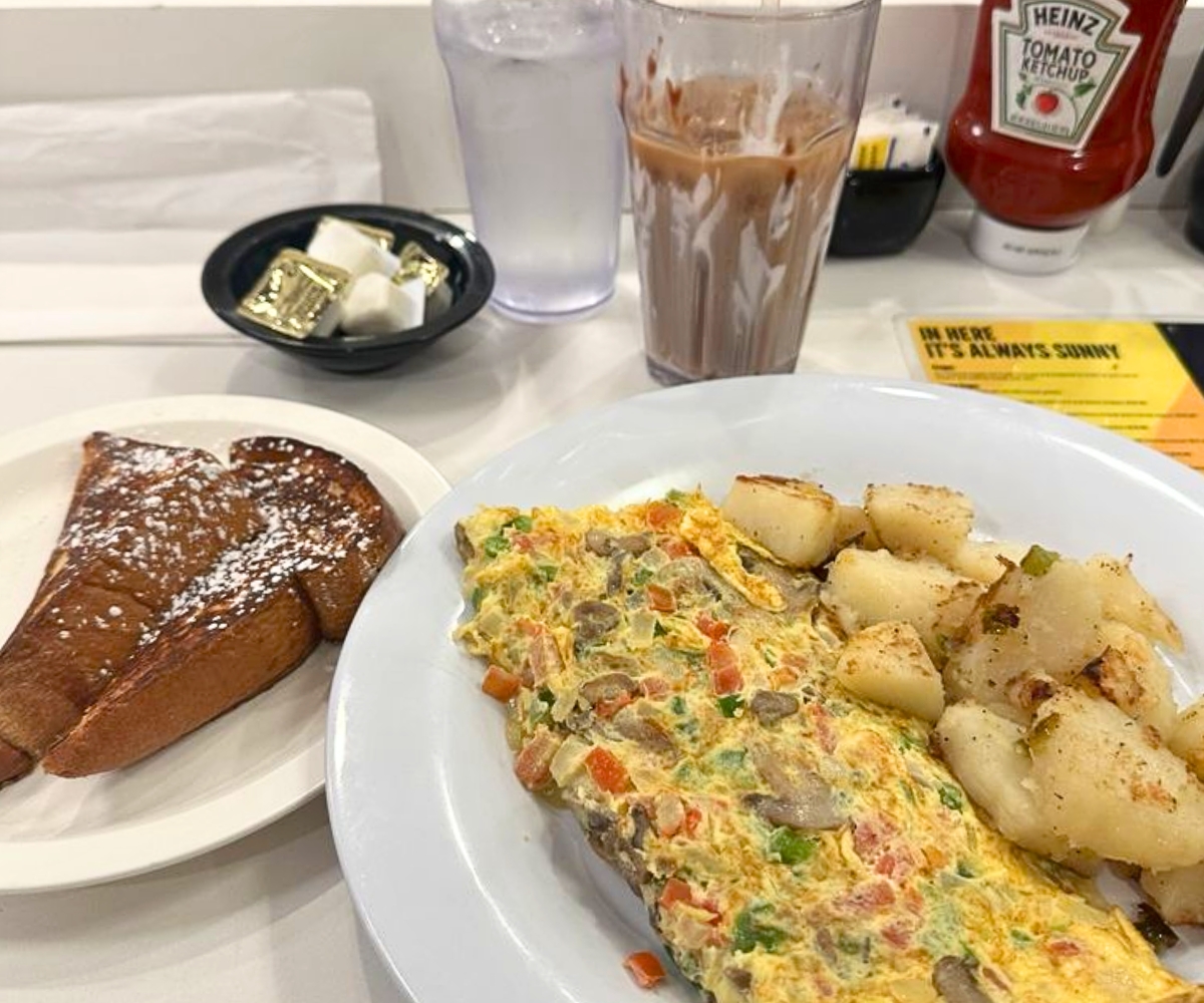 breakfast at Sunny Day Cafe in Bel Air, Maryland