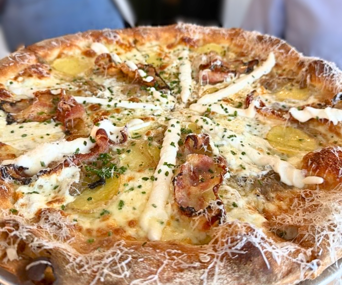 White Pie at Bird Pizzeria in Charlotte, North Carolina