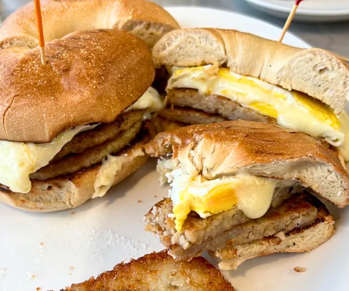 The Hangover Sandwich at Jimmy K's Diner in Haverhill, Massachusetts