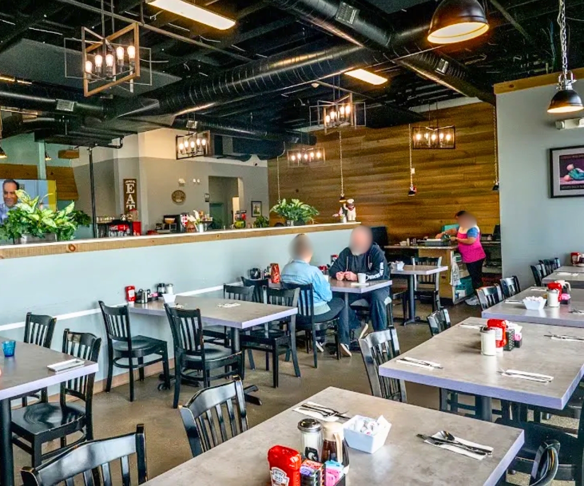 interior of Jimmy K's Diner in Haverhill, MA