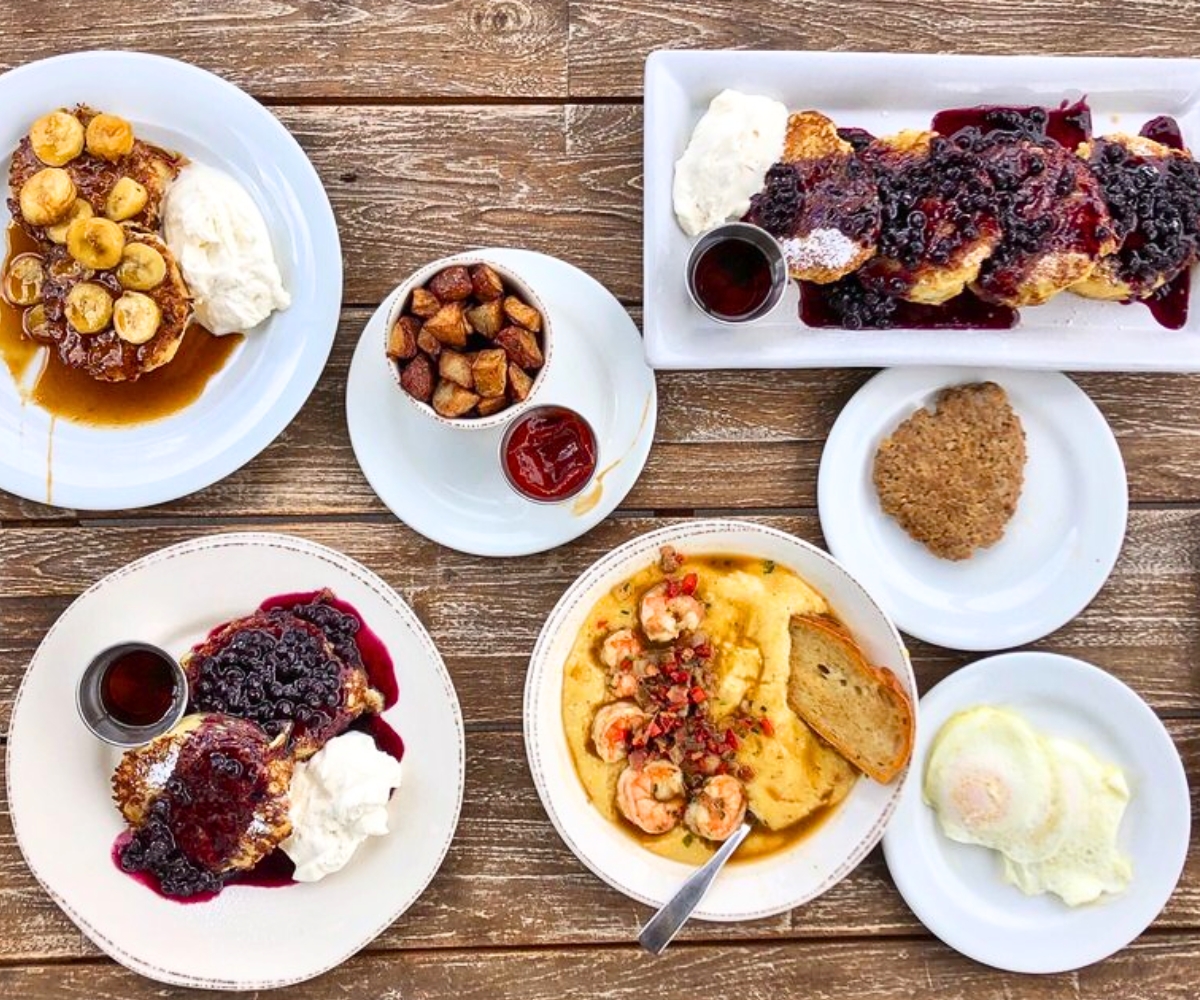 spread at Stella Southern Cafe in College Station, TX