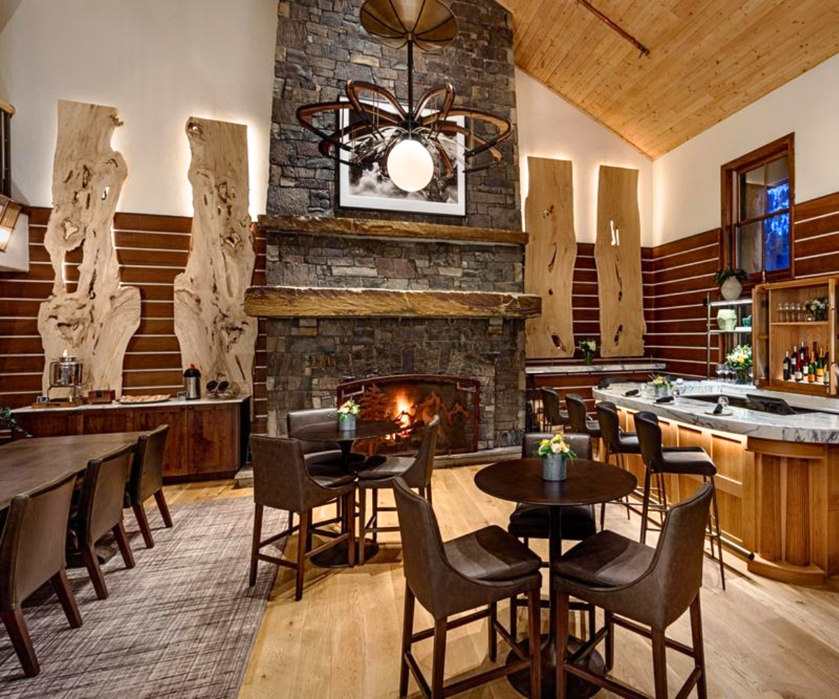 interior of Spur Restaurant & Bar in Teton Village, Wyoming