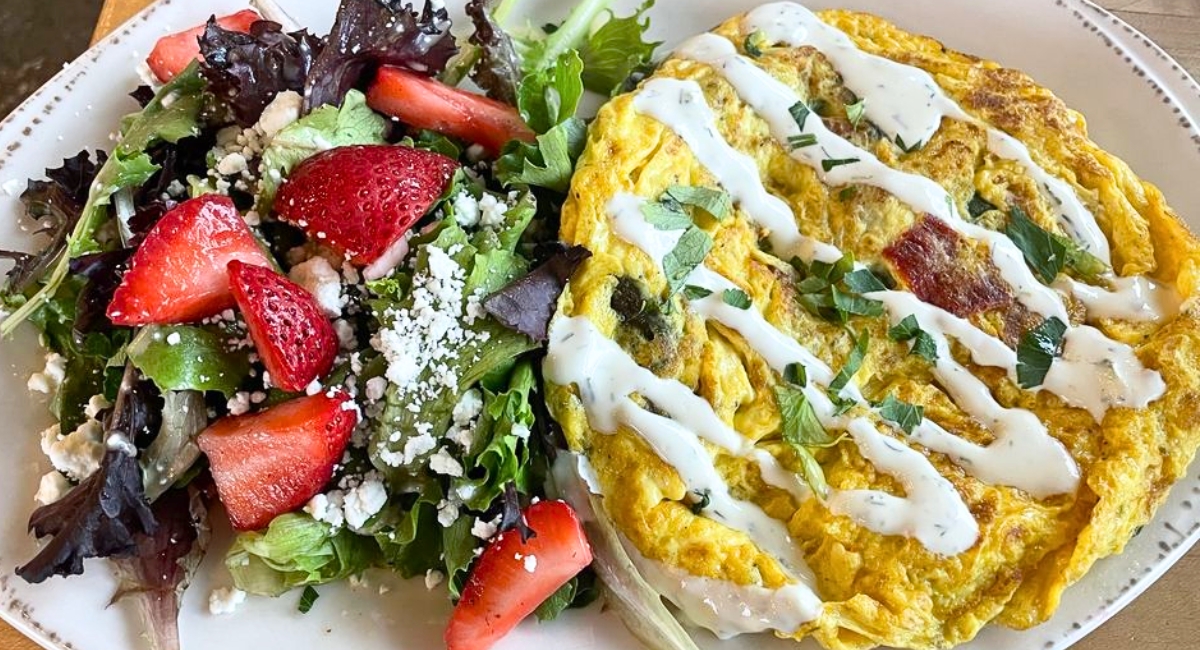 breakfast at Stella Southern Cafe in College Station, TX