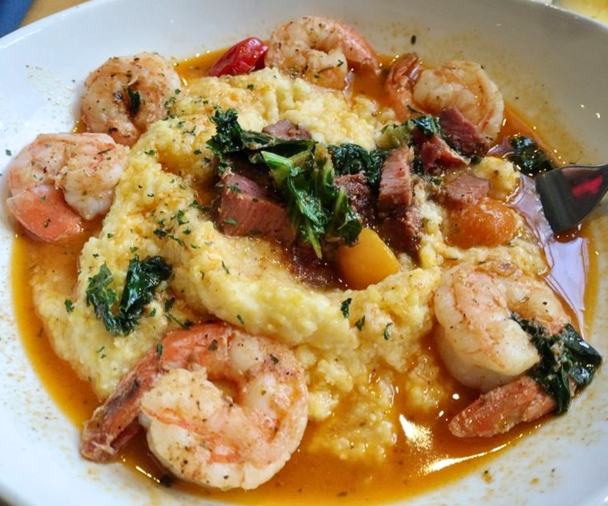 Shrimp and Grits at Saltine in Jackson, MS