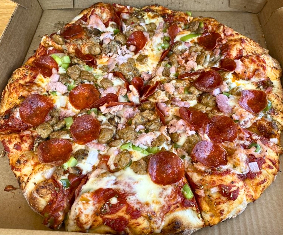 Supreme Pizza at Trail Rider in Cedar Crest, New Mexico