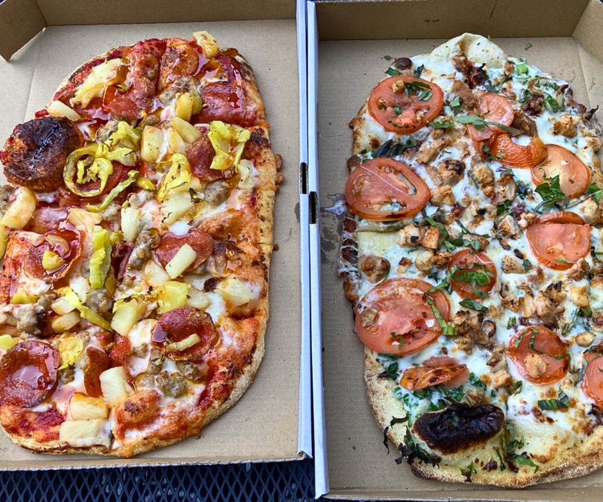 pizzas at DC Pizza in Washington, DC