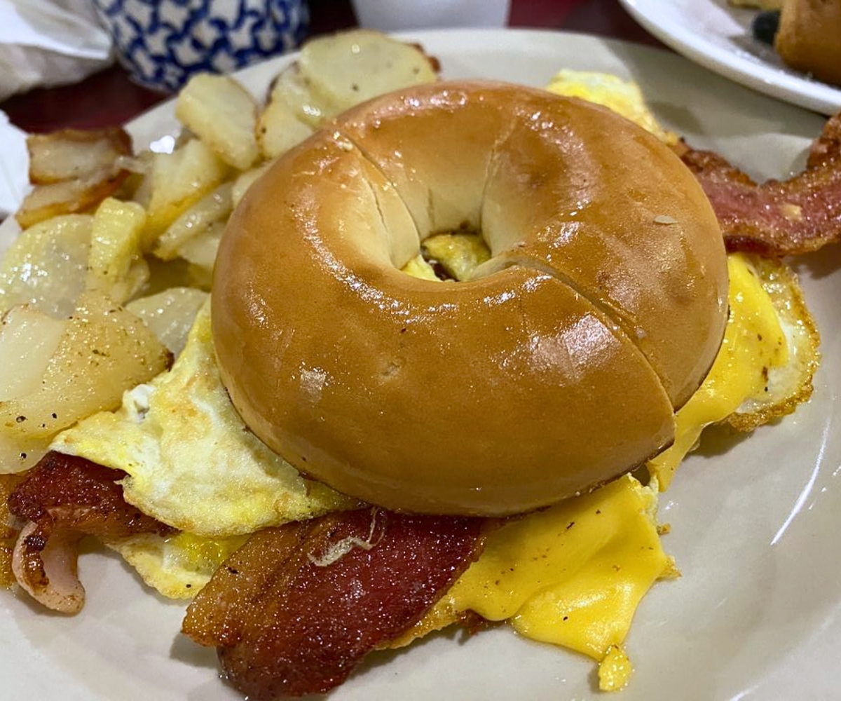 Bacon, Egg & Cheese Sandwich at Marketside Restaurant in Niagara Falls, NY