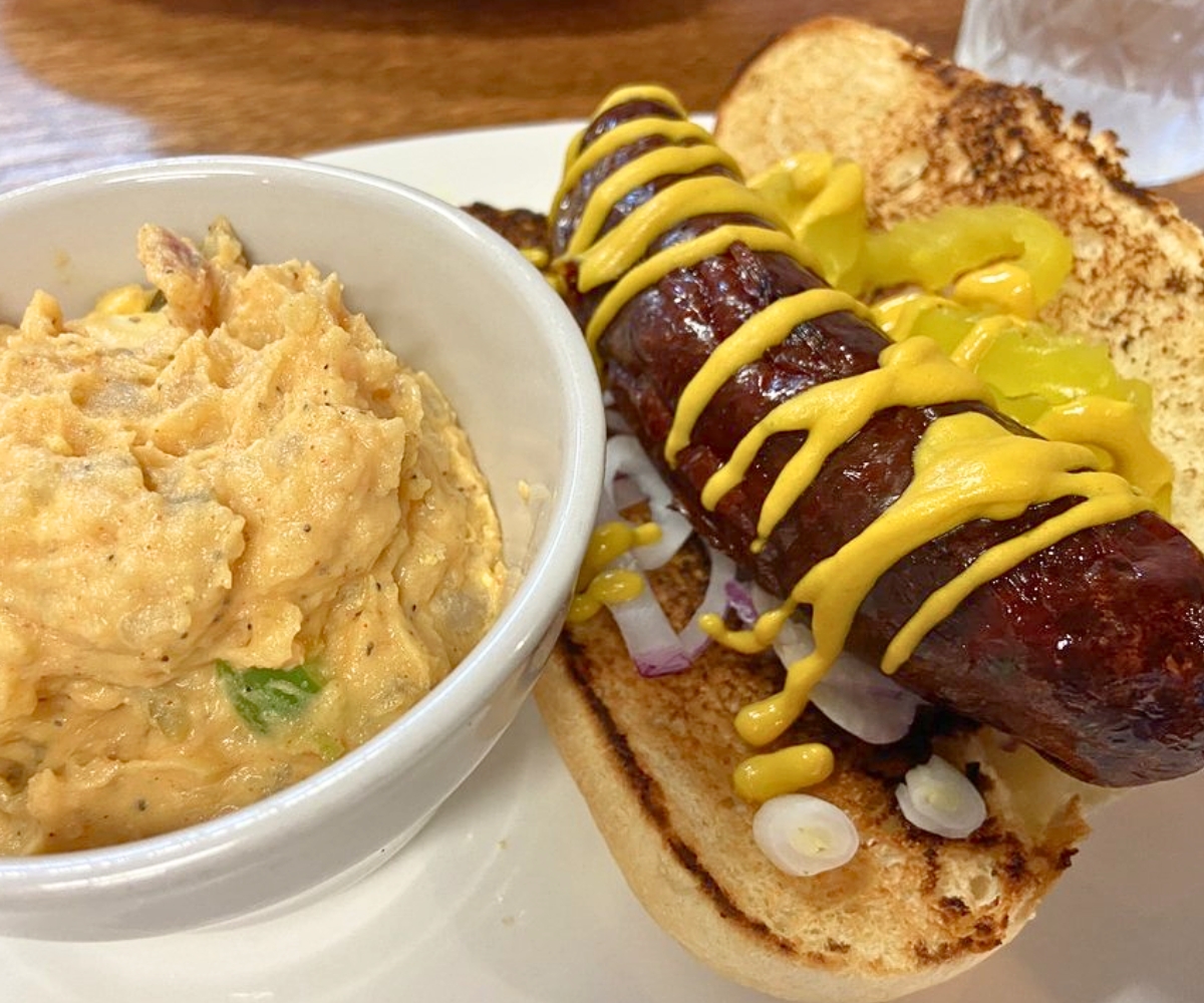 Spicy Sausage Sandwich at Shugs Comfort Food in Bellevue, NE