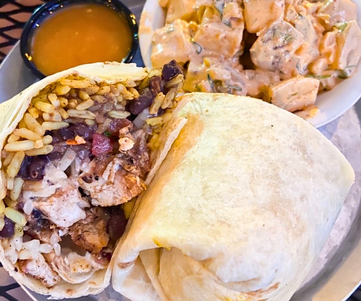 bad ass burrito at Black Sheep Burrito and Brews in Charleston, WV