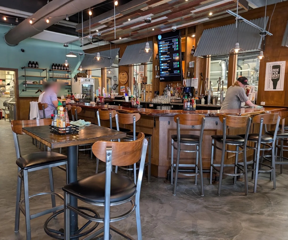 interior of Black Sheep Burrito and Brews in Charleston, West Virginia
