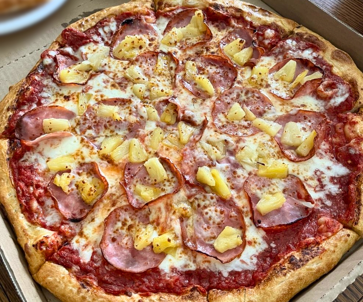 Hawaiian at Pizza Crush in Pomona, CA