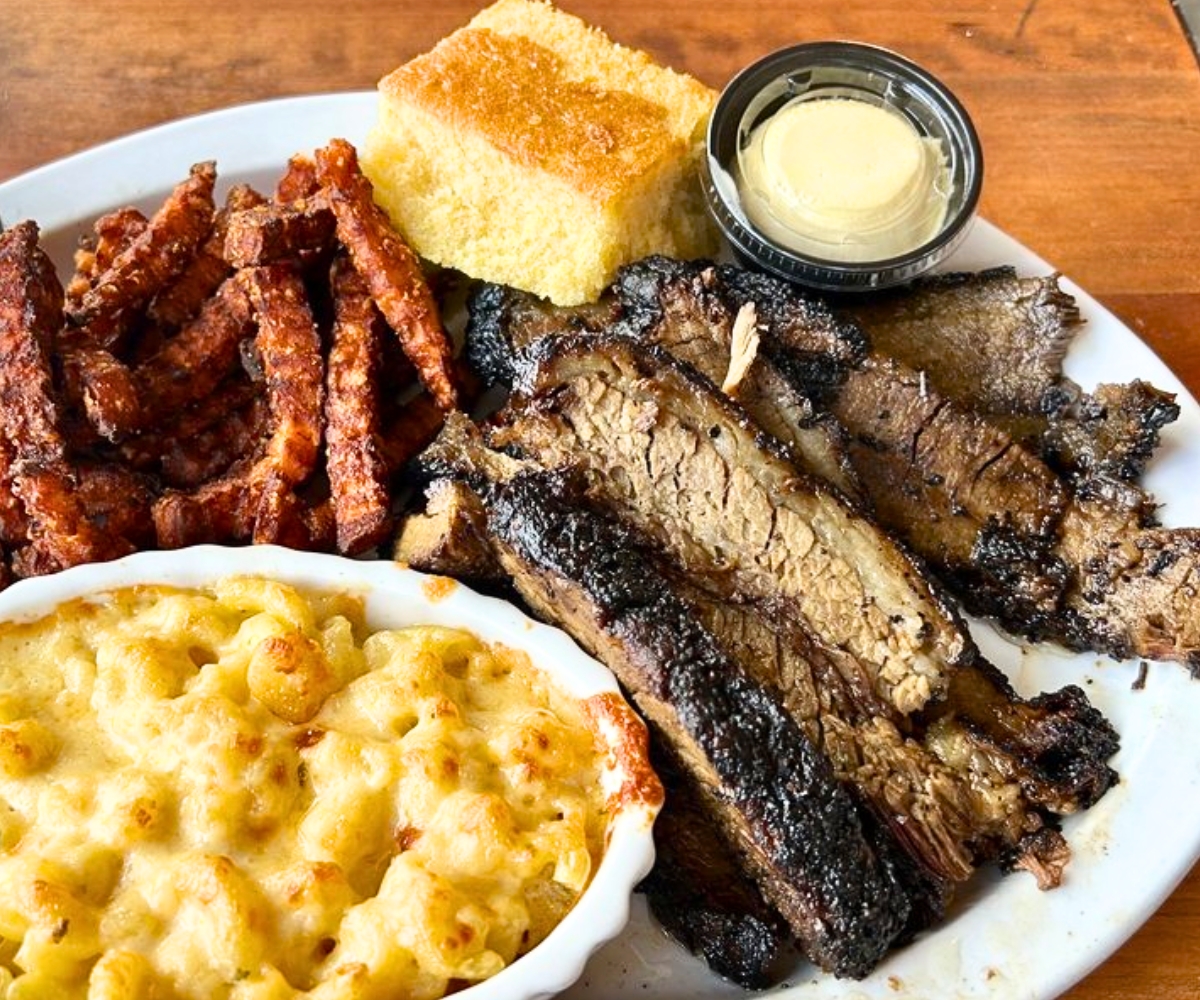 Brisket Combo Platter at Old Canal Smoke House in Chillicothe, OH
