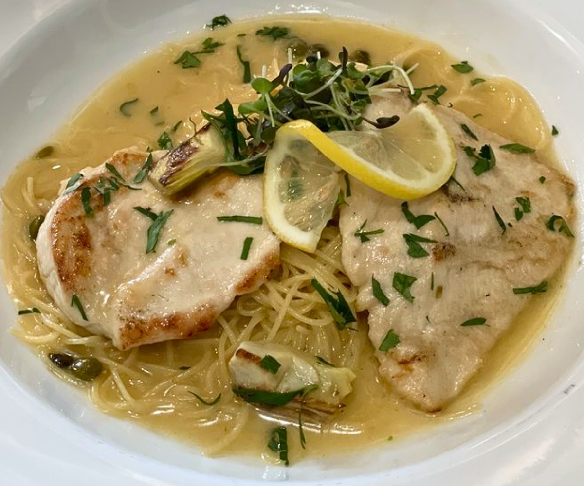 Chicken Piccata at Fresco Italiano in Tifton, Georgia